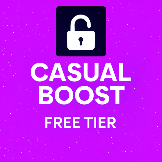 🆓 Casual Boost — Free Tier